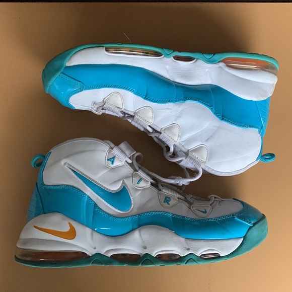 Nike Air Max Uptempo 95 Blue White Men Sneakers Size 11 - Picture 2 of 9